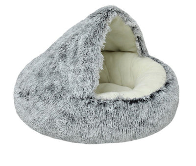 gris poil court panier pour chat