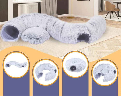 lit pour chat tunnel