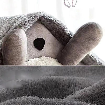 maison pour chat peluche