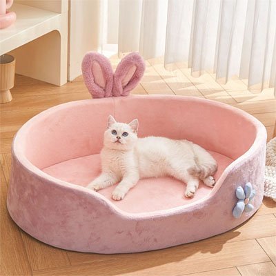 Panier chat relaxe