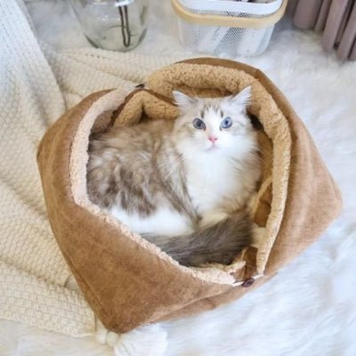 Panier pour chat cache cache