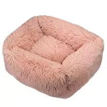 panier pour chat rose cuir joli